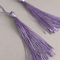 Декоративні китиці для рукоділля 13 см - бузковий