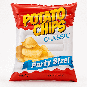 Надувний матрац Intex Potato Chips 178×140 см — пляжний пліт у вигляді чіпсів для дітей і дорослих, арт. 58776