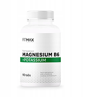 Комплекс Калій + Магній В6 FitMax Magnesium B6 + Potassium 90 tab