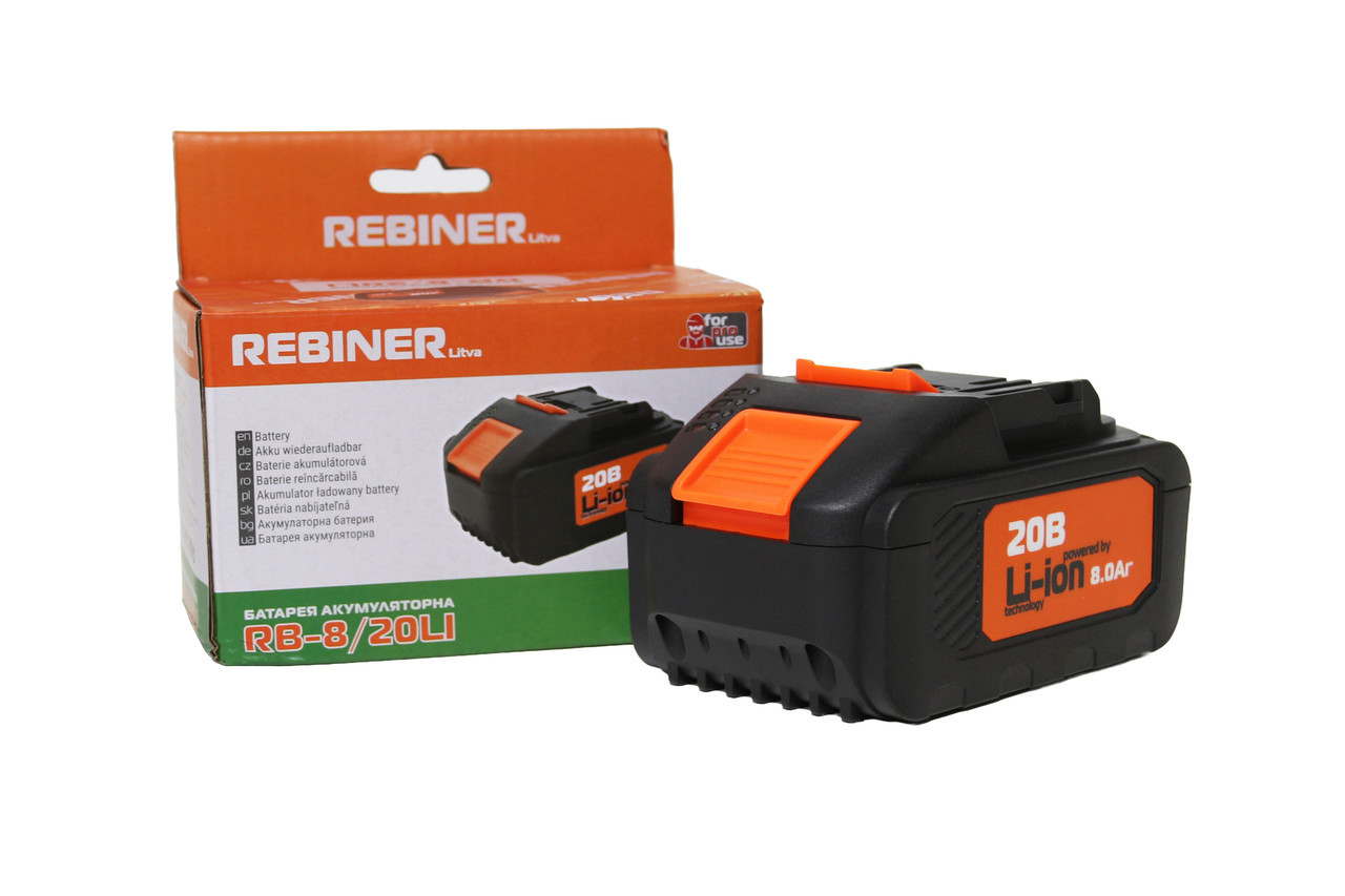 Акумуляторна батарея Rebiner RB8/20 Li