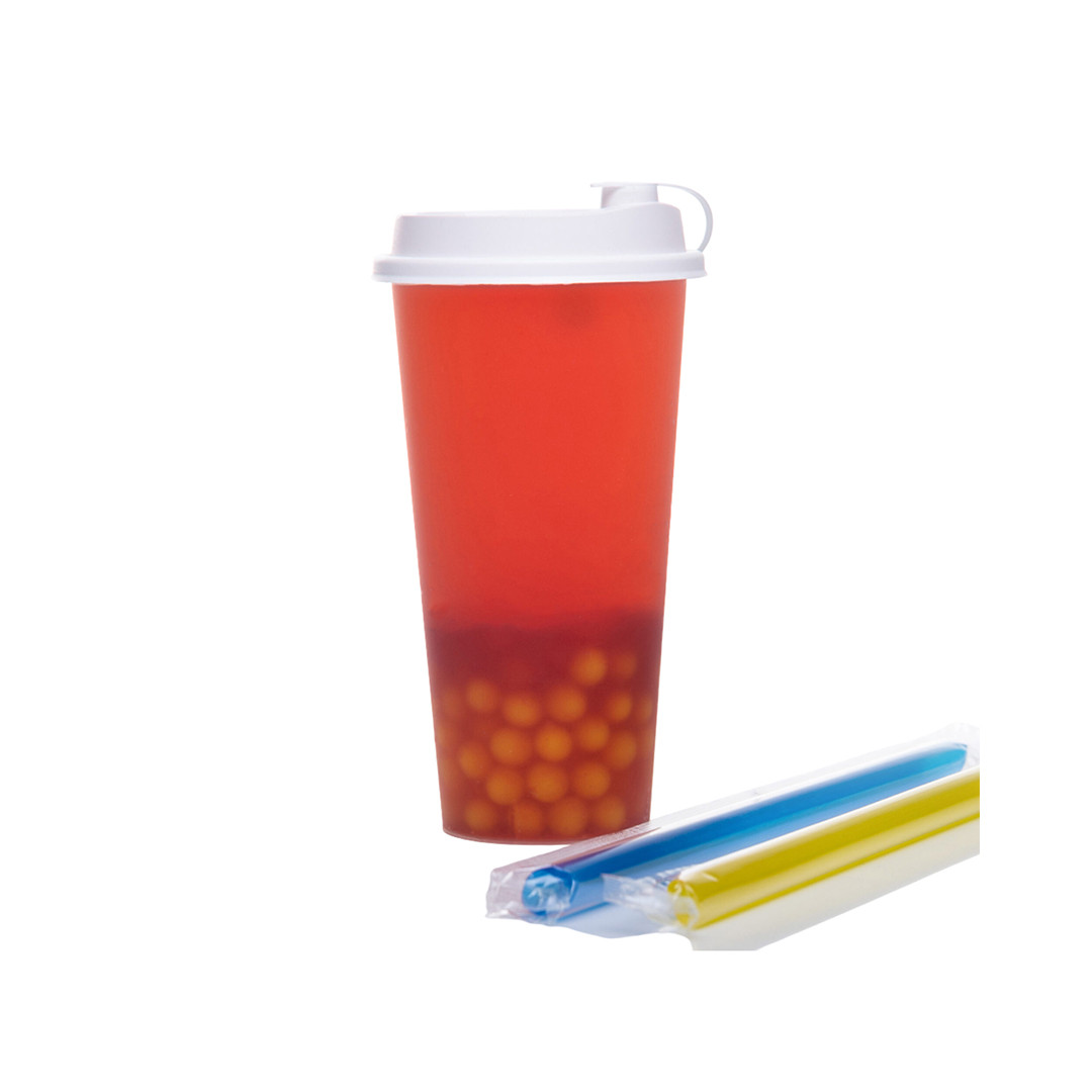 Напій Bubble Tea Bon Classic Пітахая з кульками манго 300 мл