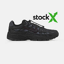 Чоловічі кросівки Nike P-6000 Black Взуття Найк П-6000 Чорні шкіра текстиль демісезонні, фото 3