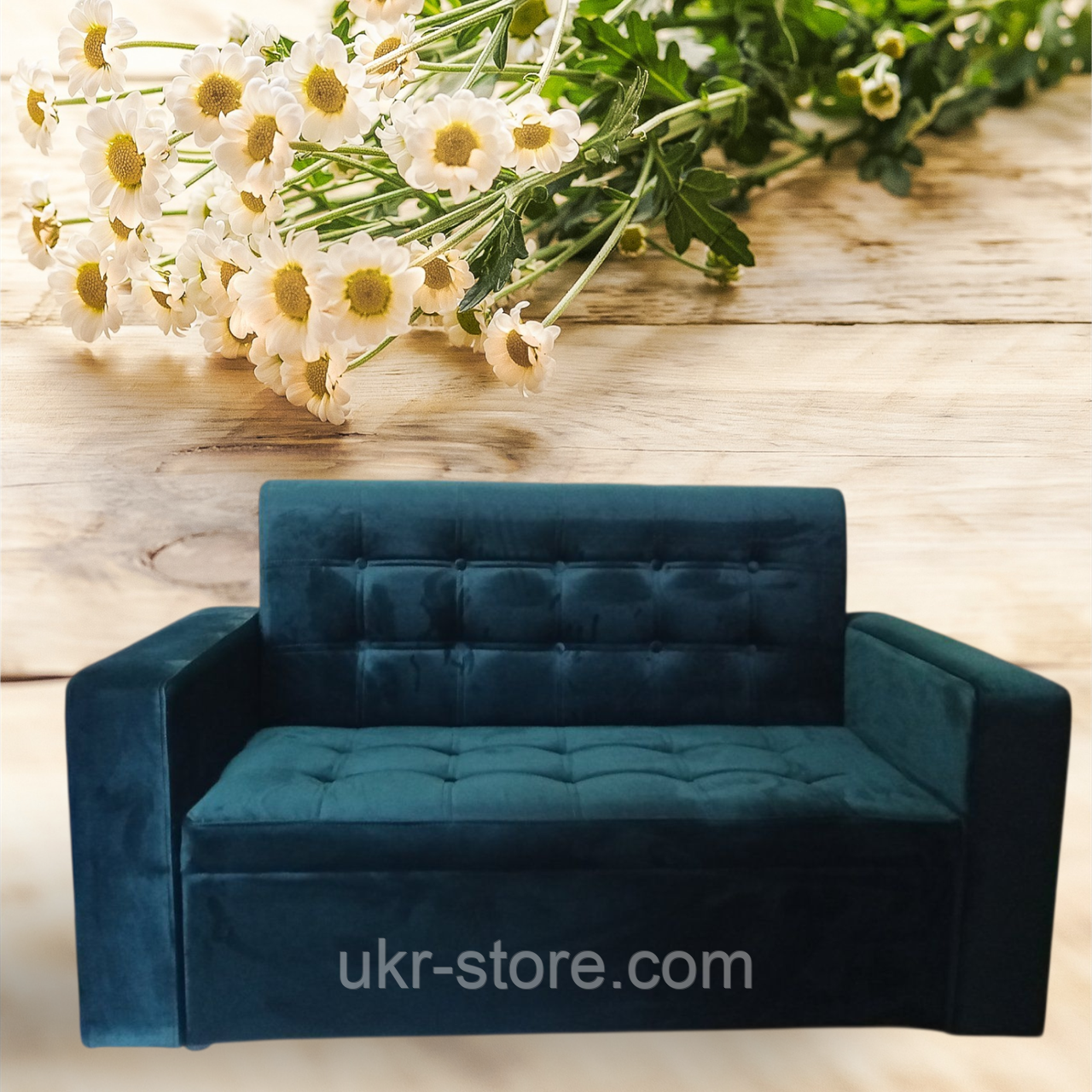 Диван із підлокітниками 1.5 м, фото 1