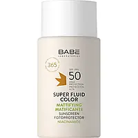 Сонцезахисний BB-флюїд BABE SPF 50 з тонуючим та матуючим ефектом, 50 мл