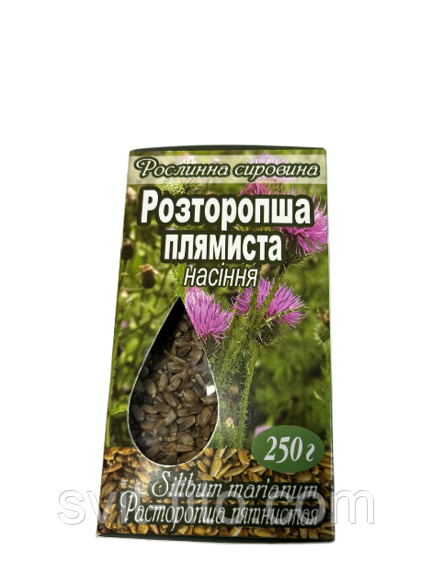 Розторопша насіння 250 г Скарбниця здоров'я