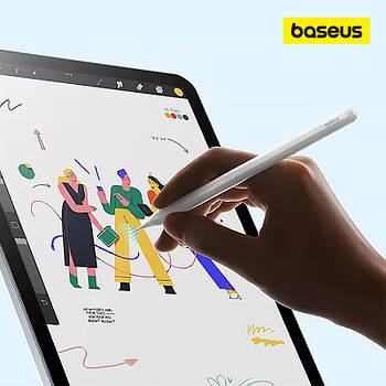 Стилус для Айпад iPad з магнітним кріпленням BASEUS Smooth Writing 3 Series Wireless Charging (білий)
