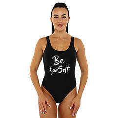 Жіночий суцільний купальник SP-Sport 2453 розмір XS (40-42) Black-White