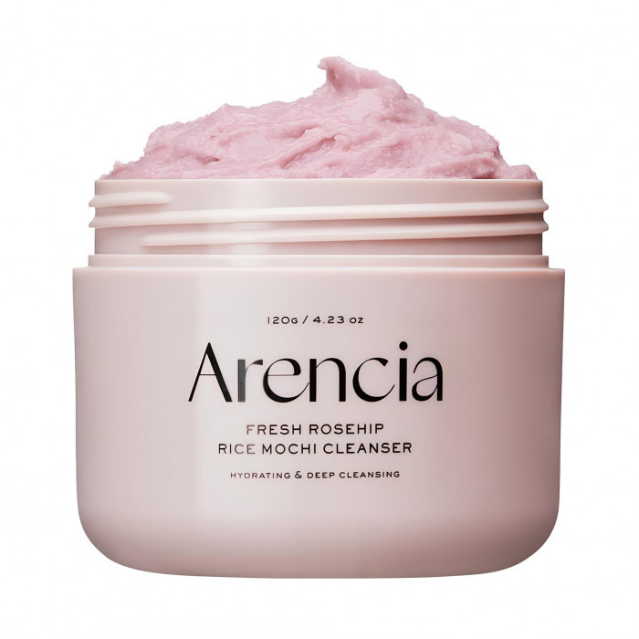 Очищувальний засіб з екстрактами алое та ромашки Arencia Fresh Rosehip Rice Mochi Cleanser 120 грам