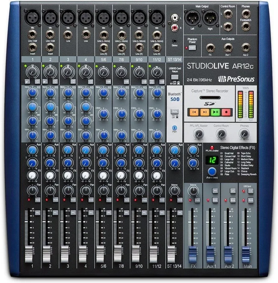 Presonus StudioLive AR12c - 12- kanałowy mikser