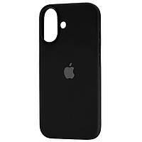 Чохол Fiji Silicone Case для Apple iPhone 17 бампер накладка Soft Touch з мікрофіброю Black