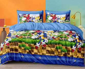 Постільна білизна "Супер Сонік", бязь, арт. 2263