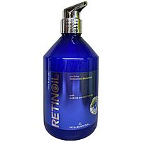Шампунь для інтенсивного омолодження та зволоження волосся Klelar System Retinoil Purifying Preparing Shampoo 500 мл