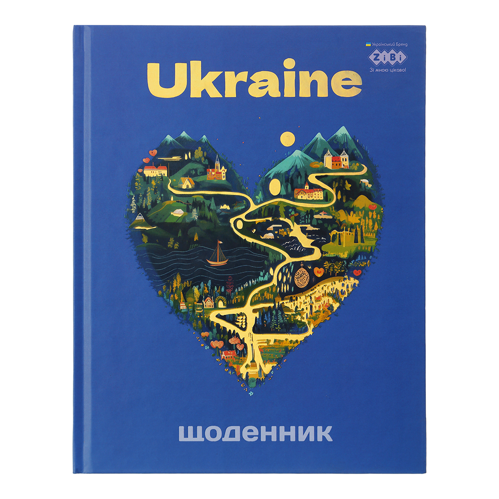 /Дневник шкільний PATRIOT LOVE A5+ 40 л інтегр обл мат ламінація KIDS Line