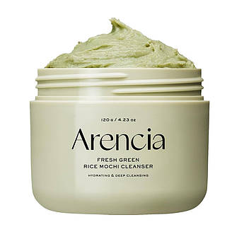 Очищувальний засіб із зеленим чаєм та центелою Arencia Fresh Green Rice Mochi Cleanser 120 грам