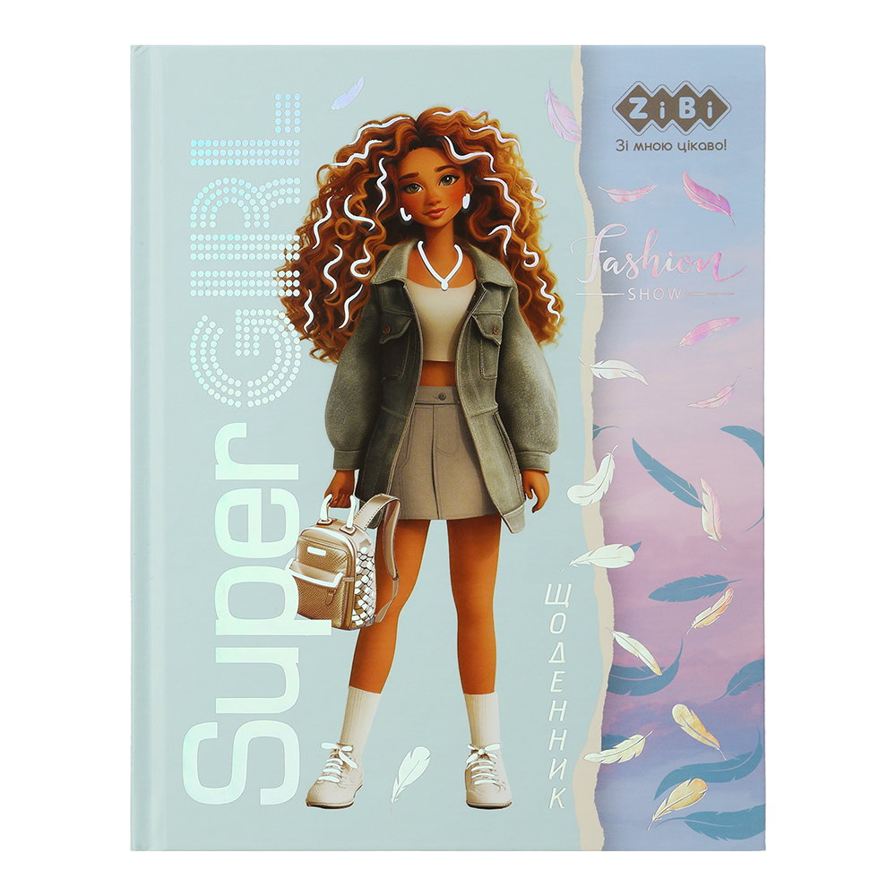 /Дневник шкільний PRINCESS A5+ 40 л інтегр обл мат ламінація KIDS Line