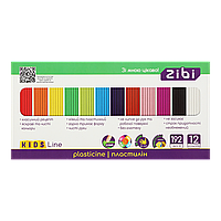 Пластилін 12 кольорів 192 г KIDS Line