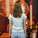 Жіноча базова футболка сіра меланж Україна, фото 4