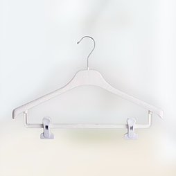 Плічка для костюмів біла та чорна