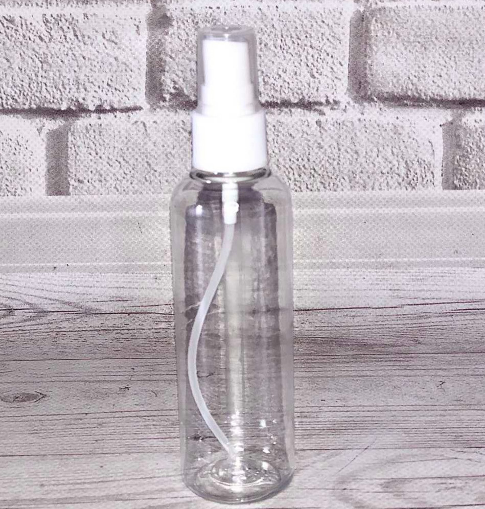Пляшка-спрей 100 мл пластик прозора для рідини