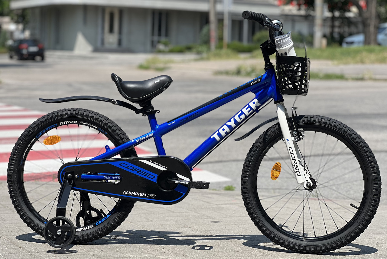 Дитячий велосипед 20" Corso Tayger TG-62355 синій на зріст 110-125 см
