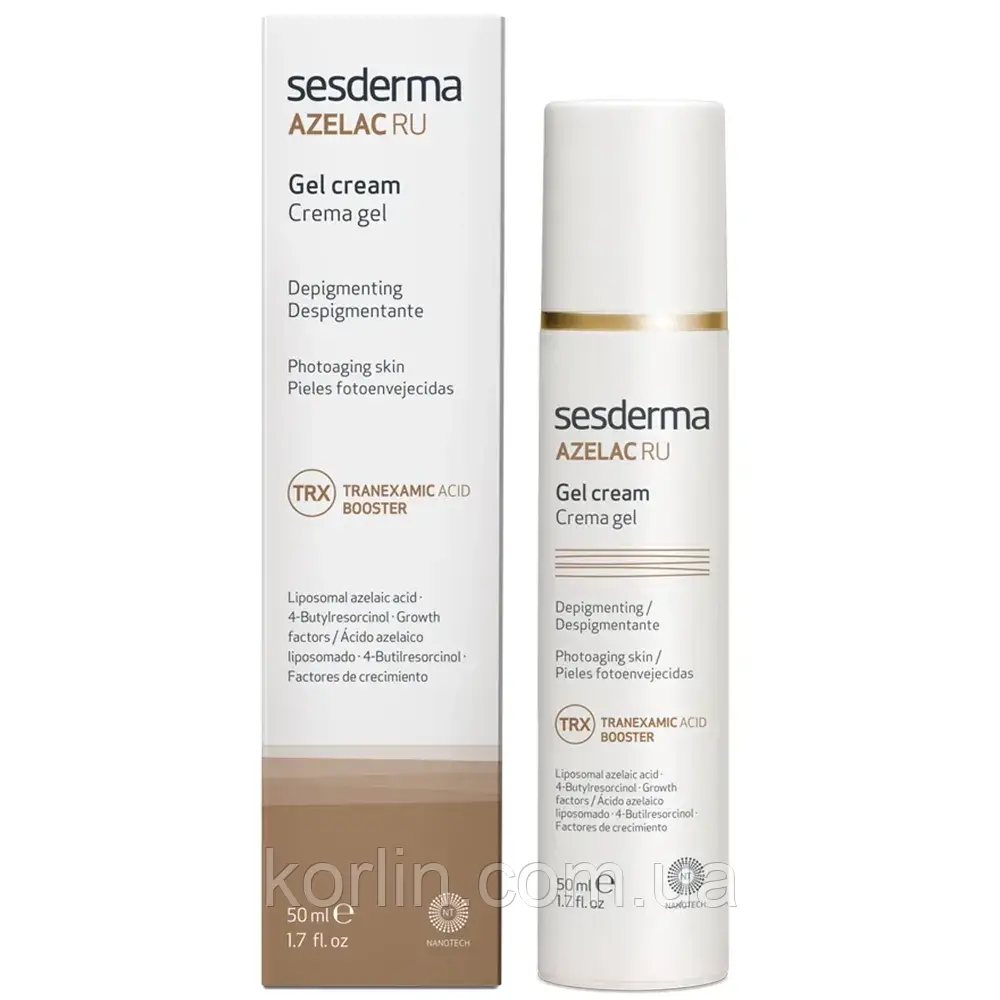 Sesderma Azelac RU Gel — Cream Депігментувальний Крем-Гель для Обличчя 50 мл Доставка з ЄС