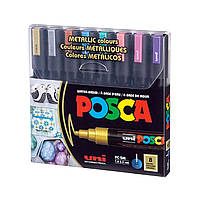 Набір маркерів uni POSCA Metallic Color 1825 мм 8 шт.