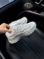 Жіночі кросівки Nike P-6000 White Grey Взуття Найк П-6000 білі з сірим шкіра текстиль демісезонні унісекс, фото 5