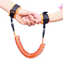 Дитячий браслет-повідець для дитини 1,5м, Помаранчевий