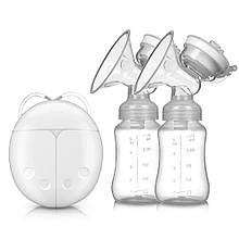 Електричний молоковідсмоктувач з пляшечками для годування 150мл, від USB, RH228