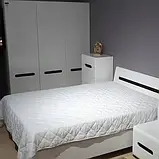 Ліжко односпальне LOZ/90 Ацтека (Амелія) (BRW/БРВ Україна) 950х2140х350/860 мм, фото 4