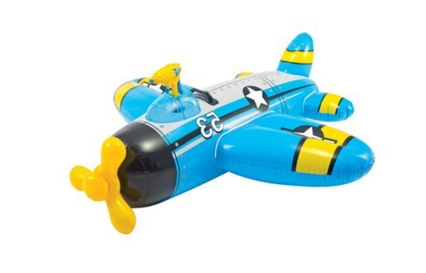 Дитячий надувний плотик самоліт Intex