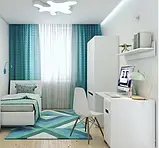 Ліжко односпальне LOZ/90 Ацтека (Амелія) (BRW/БРВ Україна) 950х2140х350/860 мм, фото 8