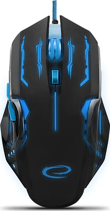 Миша Esperanza MX403 Apache USB Black/Blue (EGM403B), фото 1