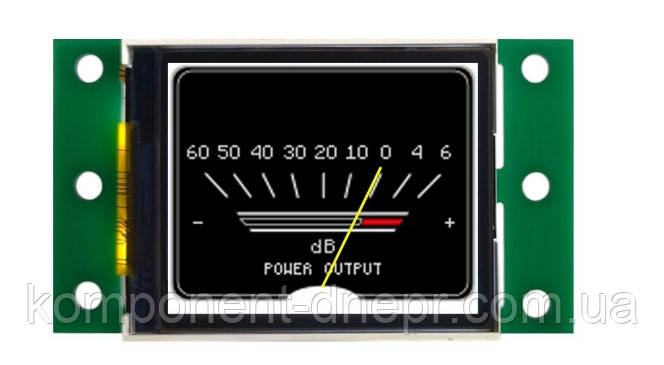 Модуль M368 Індикатор рівня сигналу з LCD-дисплеєм (вольтметр, S-метр, VU-метр), фото 1