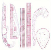 Набор линеек для шитья 6 шт