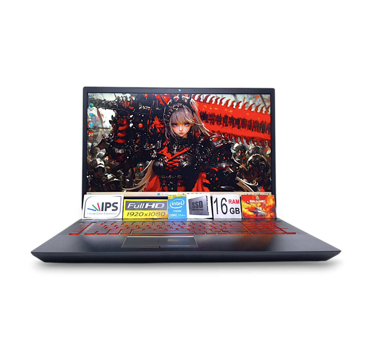 Ноутбук HP OMEN 17.3" IPS FHD Core i7-10750H 16GB DDR4 SSD 256GB+1TB HDD Nvidia GTX 1660TI 6GB
