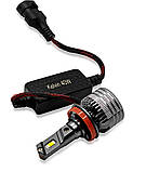 Світлодіодні LED лампи H11 40W Kelvin Kseries 12-24V 8000Lm 6000K з обманкою, фото 2