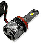 Світлодіодні LED лампи H11 40W Kelvin Kseries 12-24V 8000Lm 6000K з обманкою, фото 4