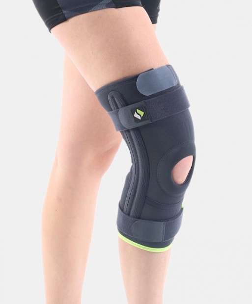 Бандаж на коліно з 4-ма спіральними ребрами та ременями REF-103 Ersamed,Туреччина, фото 1