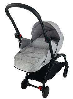 Люлька-блок для новонародженого до коляски Йойа / Yoya 165–175A+ та аналогам Сірий KT5000615