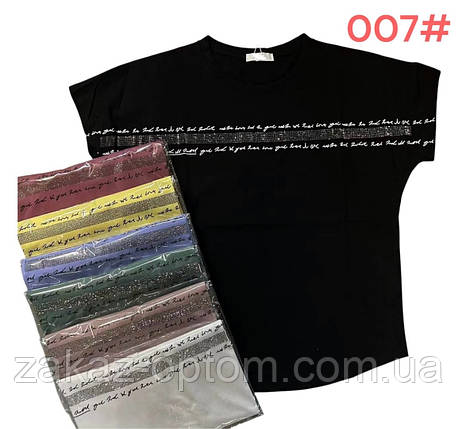 Футболка жіноча оптом (50-54) Китай 007-137407, фото 1