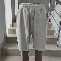 Шорти Alore чоловічі трикотажні вільні кишені петля S молочні