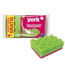 Губка для посуду York 4 +1 шт 030220 Хвиля