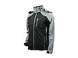Куртка софтшелл з капюшоном розмір m geko t01103-m, тактична куртка softshell, туристична куртка, фото 2