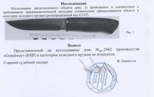 Ніж універсальний туристичний із фальшлезом Grand way 2462 UBQ, фото 3