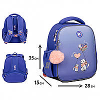 Рюкзак шкільний каркасний (Зростання S (115-130 см) YES   Purr Meow H-100