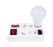 Тестер для ламп і затискний вивід із вольтметром