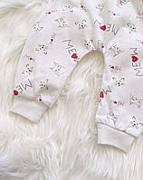 Штанці для малюків MEOW (молочний, зовнішні шви), фото 3