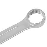 Комбінований холодноштампований гайковий ключ 41 мм geko t00641, двосторонній ключ, рожково накидний ключ, фото 3