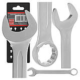 Комбінований холодноштампований гайковий ключ 41 мм geko t00641, двосторонній ключ, рожково накидний ключ, фото 7